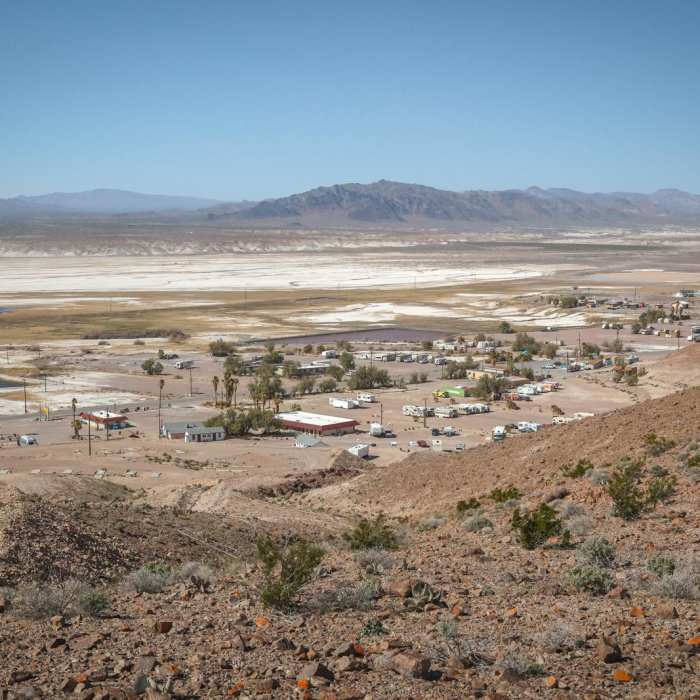 Near Tecopa Ridgeline Trail