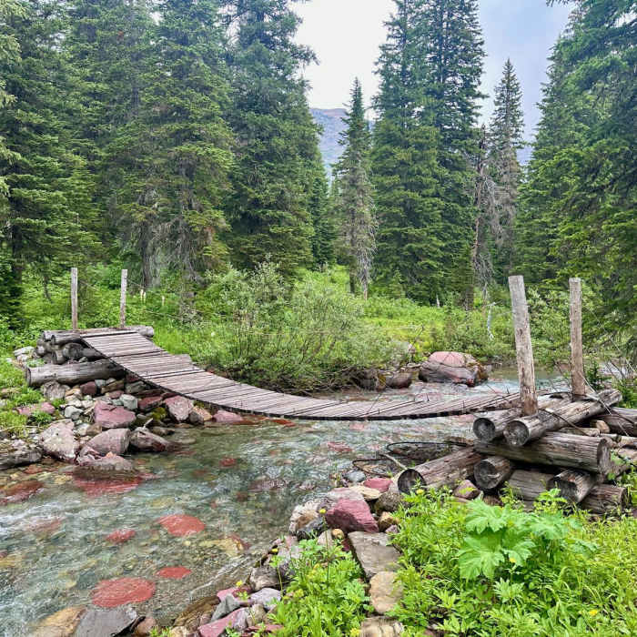 Near Continental Divide Trail: Grinnell and Lake Josephine Alternate