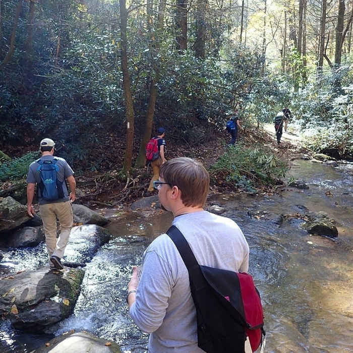 Creek Crossing on Pulliam Creek Trail Near Green River Game Lands Loop #1