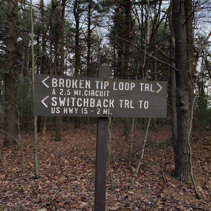 Near Broken Tip Loop Out and Back