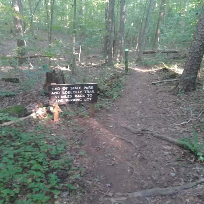 End and beginning of trails. Near Turkey Creek/Cedar Ridge Loop