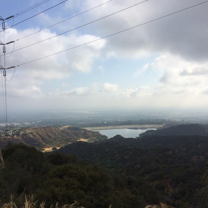 On Muholland overlook San Fernado Valley Near Mulholland Drive