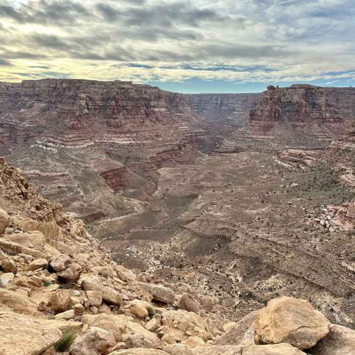 Near Dark Canyon via Sundance Trail