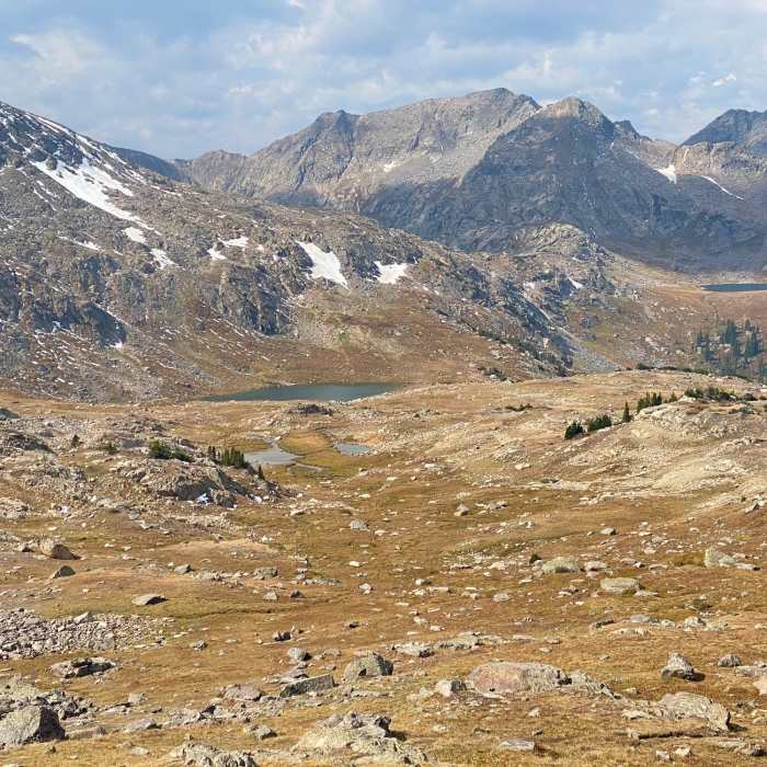 Getting deep in the wilderness in September Near Fancy Pass Trail #2006