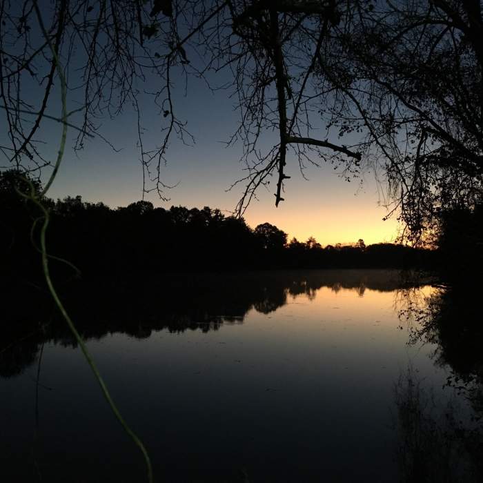 Sunrise on the James Near Dutch Gap Run