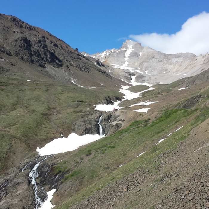 View of Bonanza bowl Near Bonanza Peak