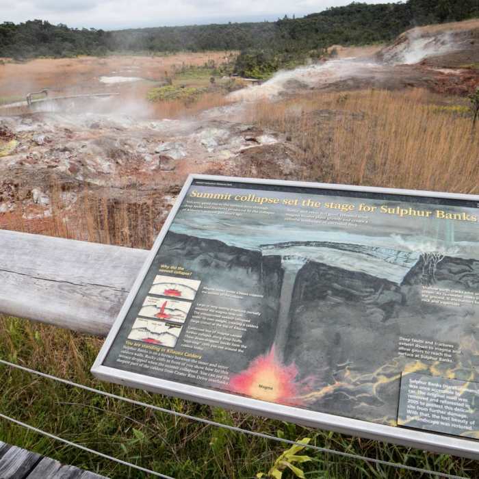 Near Sulphur Banks + Crater Rim Trail Loop