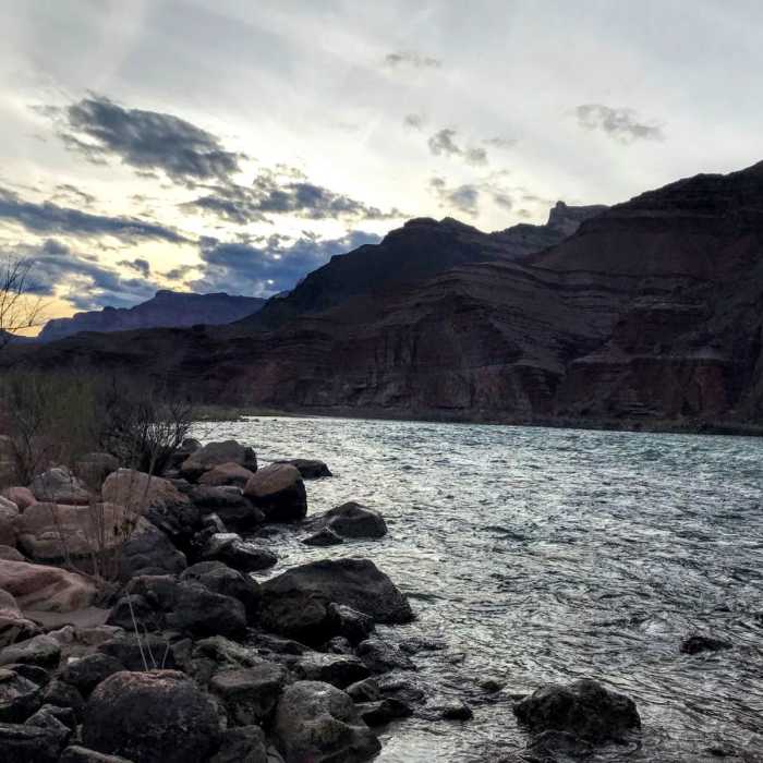 Near Lipan Point to Grandview Trailhead
