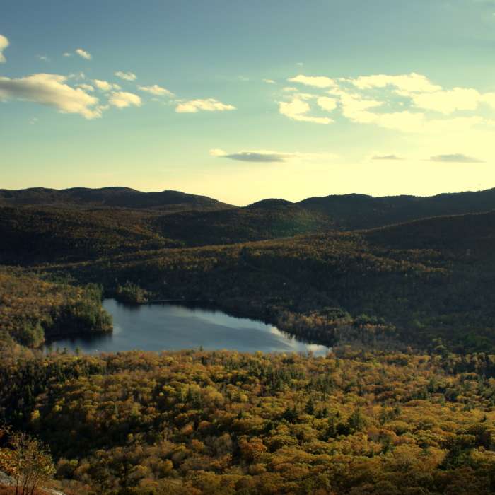 View from Bald Mountain Near Bald-Speckled Out and Back