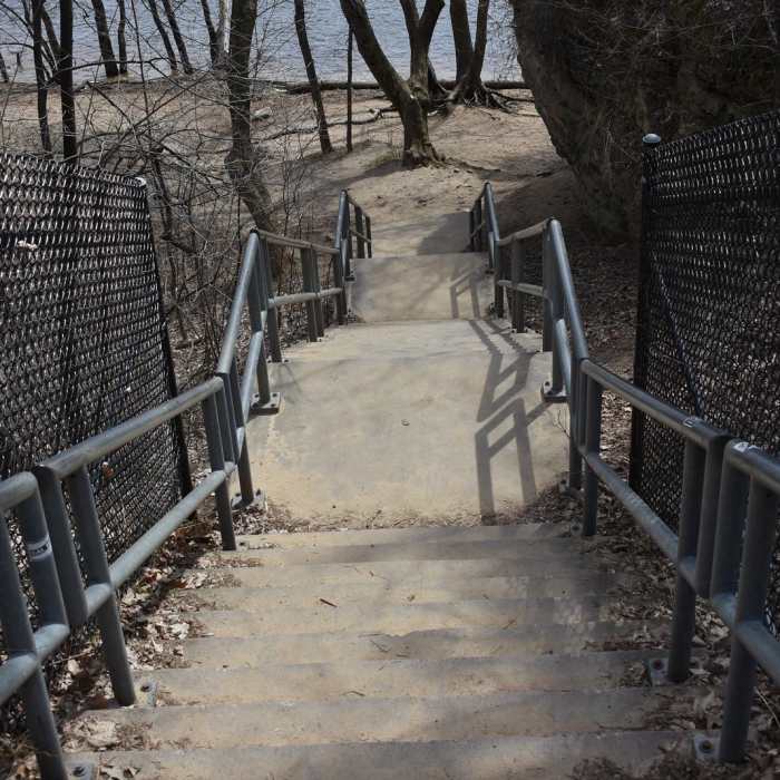 Near Saint Croix Boom Site Waterfall