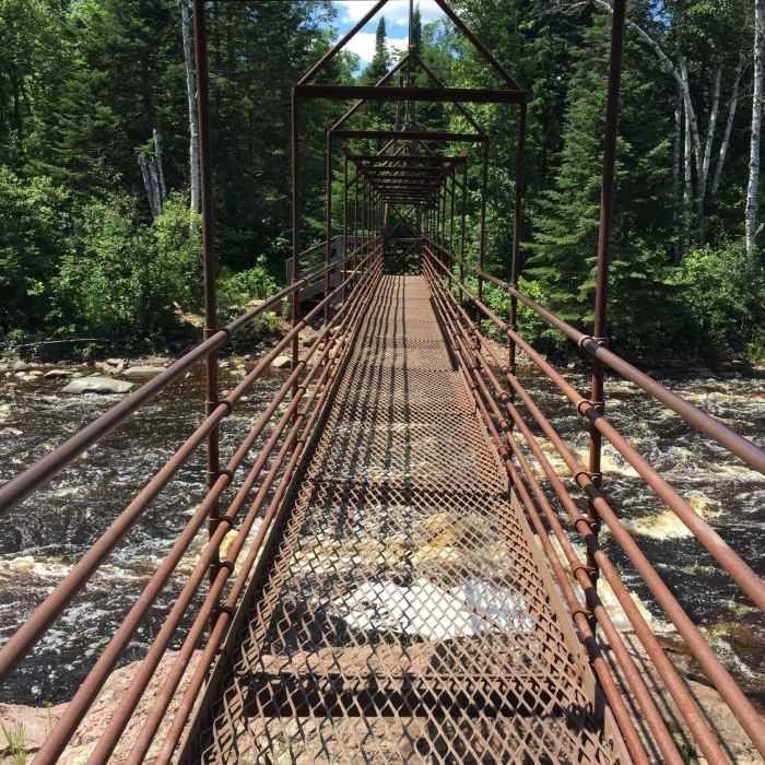 Near High Falls and Two Step Falls