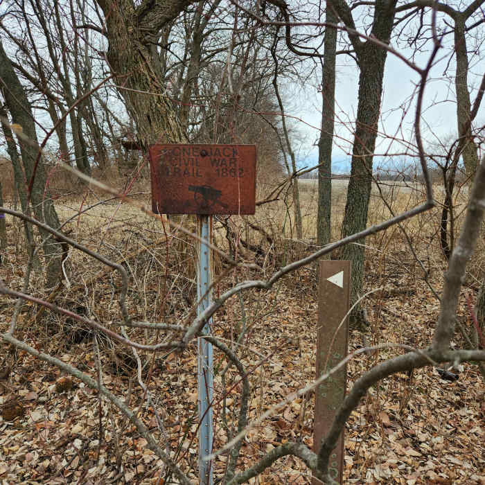 Near Lone Jack civil war trail