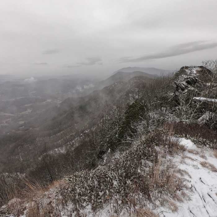 Pinnacle of Three Top Mountain Trail Near Three Top Mountain Trail