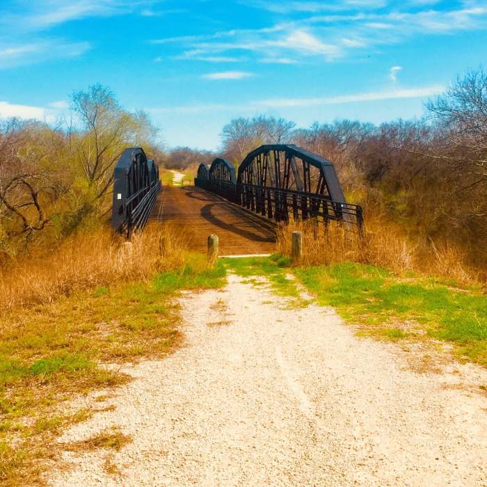 The "Long Black" bridge Near El Camino Real de los Tejas National Historic Trail: Floresville