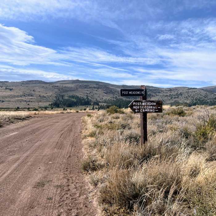 Near Hart Lake to Hart Mountain Hot Springs