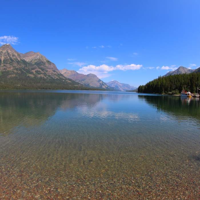 Near CDT: Goat Haunt to Waterton Townsite (MT Sec. 30C - Lakeshore Trail)