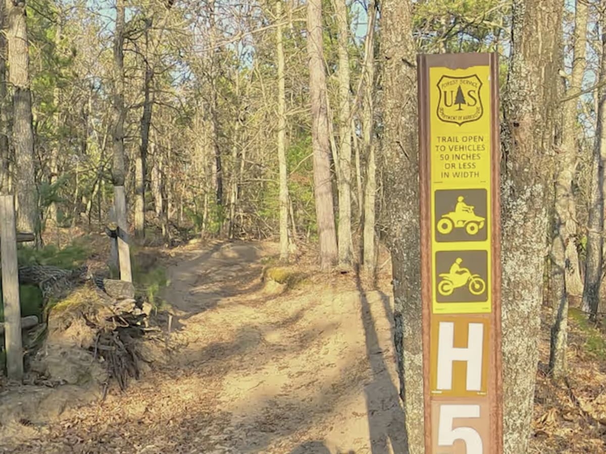 ORV H-57 : Mack Lake Loop Trail SW trail photo