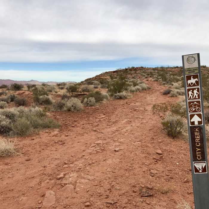 Start of the trail at the south end where it branches off from Owen's Loop Near City Creek Trail