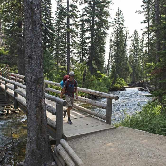 Near Cascade Canyon via South Jenny Lake