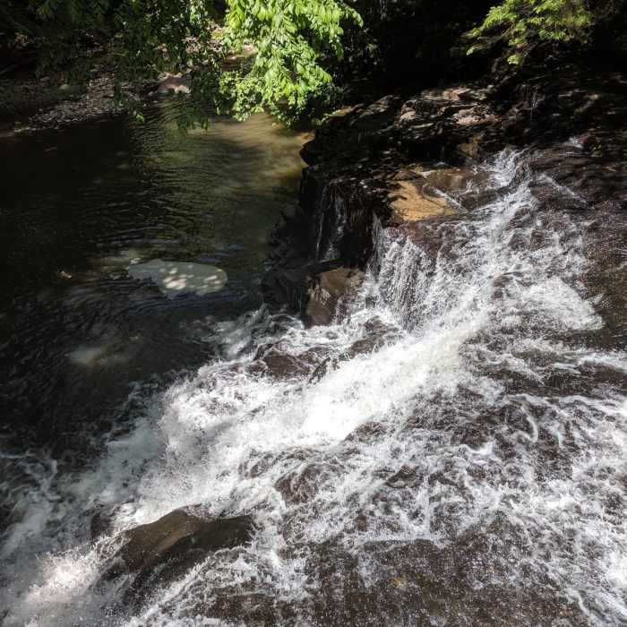 Waterfall at Window Cliffs. Near Window Cliffs Trail