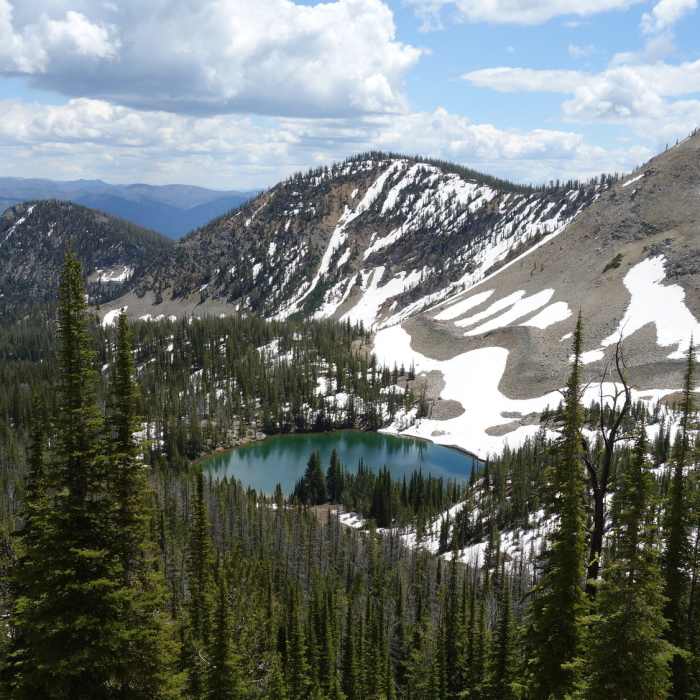 Near Cape Horn Mountain from Lola Creek