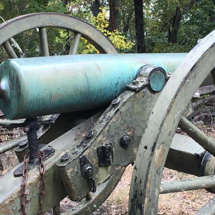 Cannon on Little Kennesaw mountain. Near Kennesaw Mountain Short Loop