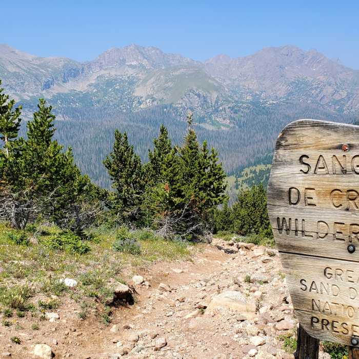 Near Music Pass Trail to Upper Sand Creek Lake