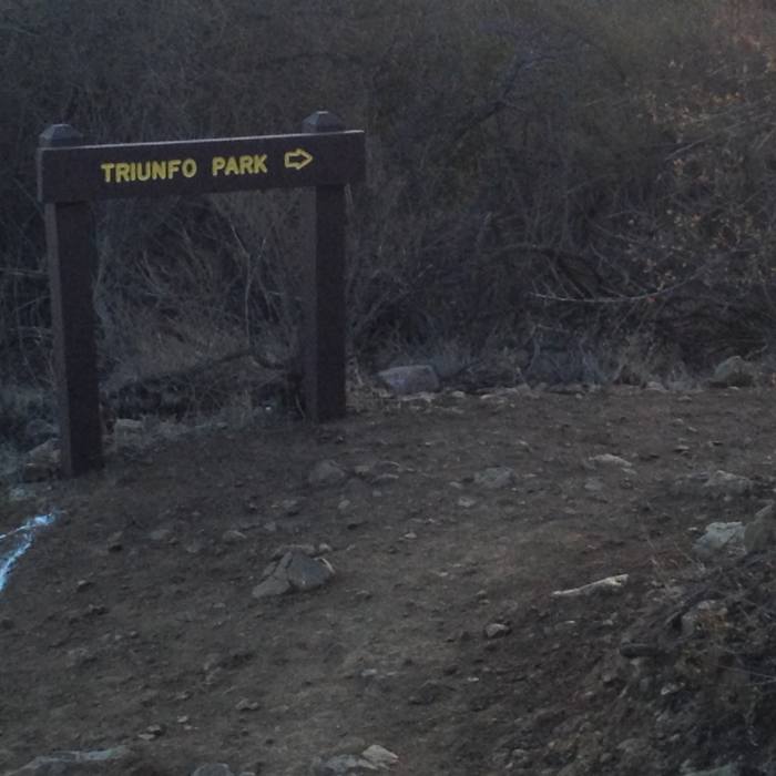 Near Triunfo Canyon Trail