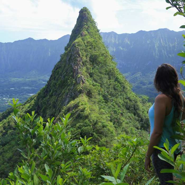 Near Olomana Three Peaks Hike