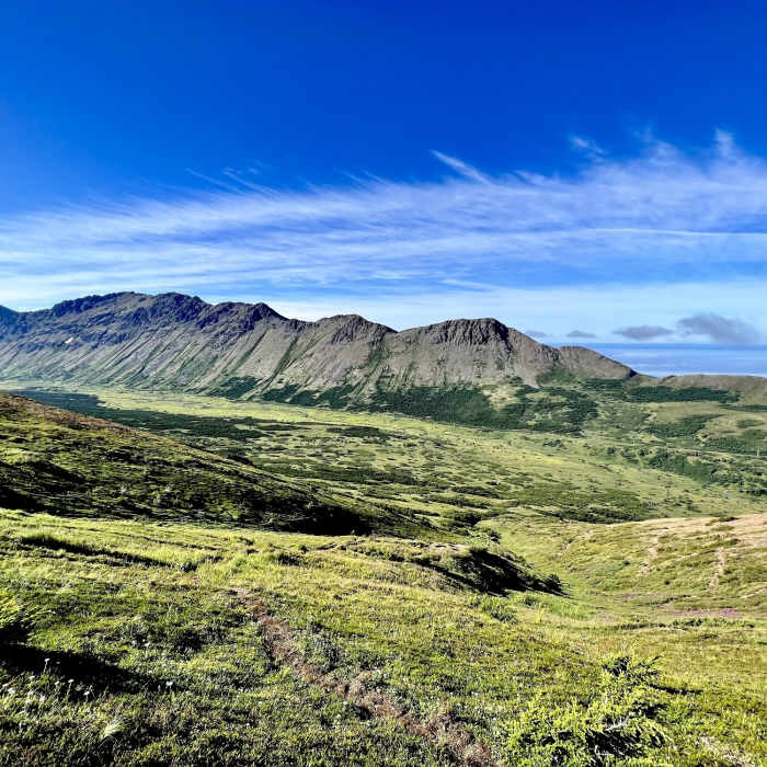 Looking toward Flattop. Near Black Lake Out-and-Back