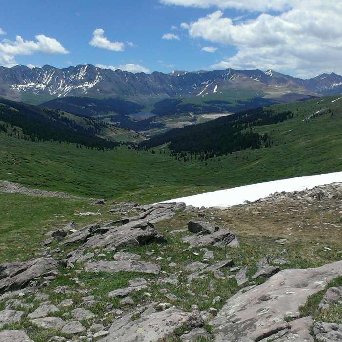 Looking South from Searle Pass Near Colorado Trail: Copper Mountain to Camp Hale