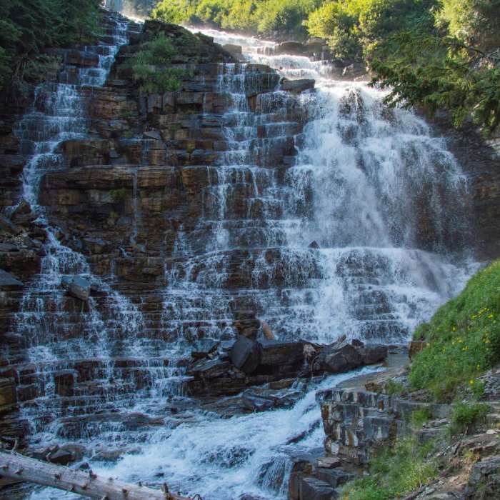 Near Florence Falls from Gunsight Pass Trailhead