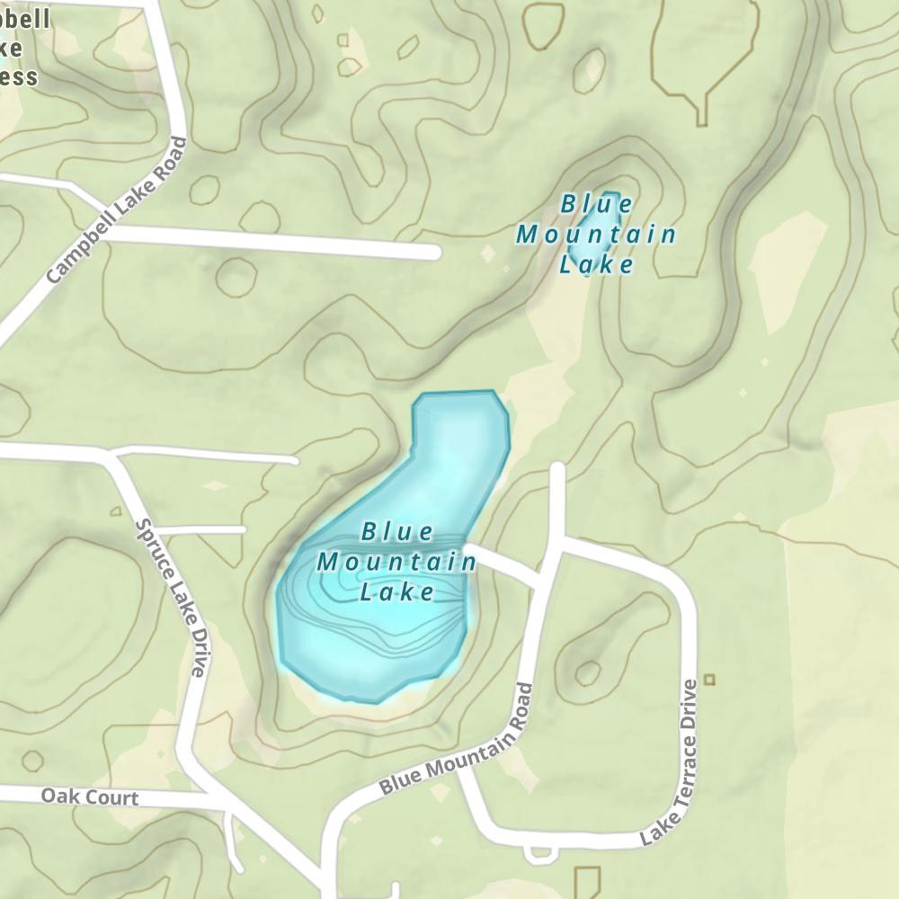 Blue Mountain Lake photo