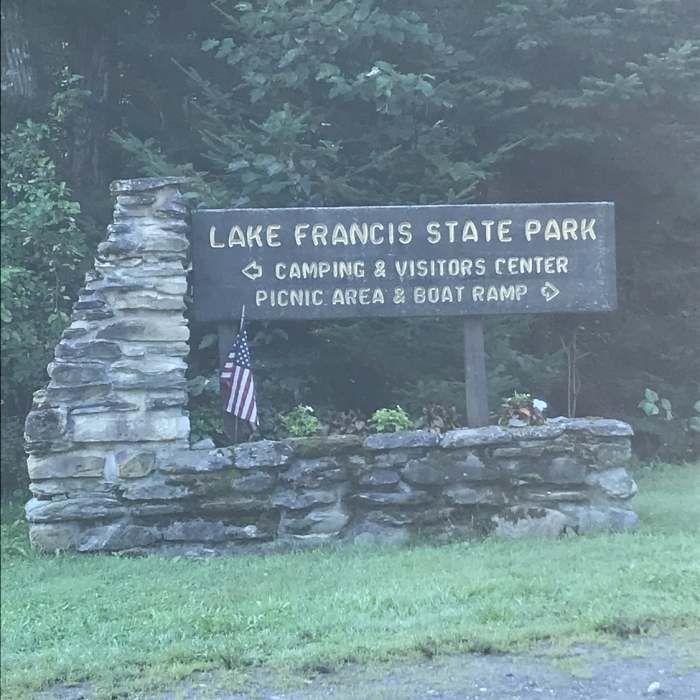 Lake Francis State Park Near State Park Trail