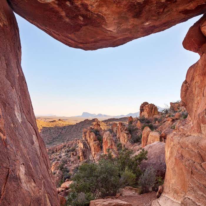 Near Balanced Rock via Grapevine Hills Trail Near Balanced Rock via Grapevine Hills Trail