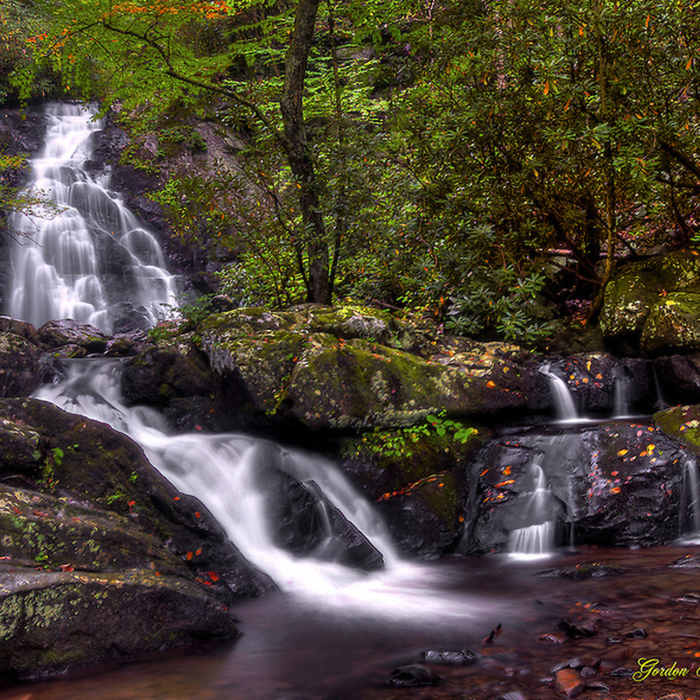 Spruce Flats Falls, early Fall. Smoky Moments Photography Near Spruce Flats Falls Trail