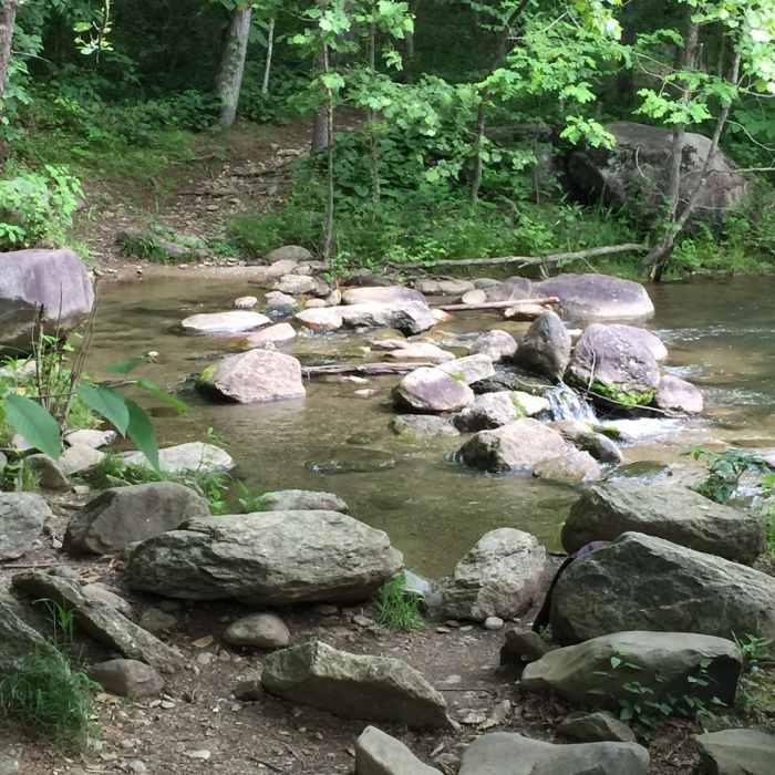 Near Bear Church Rock out and back from Graves Mill