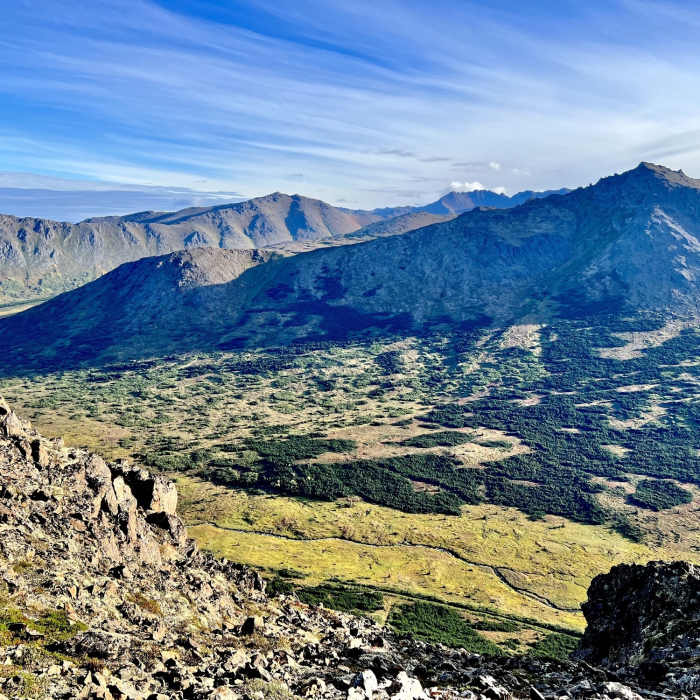 Near Flatttop to Ptarmigan Loop