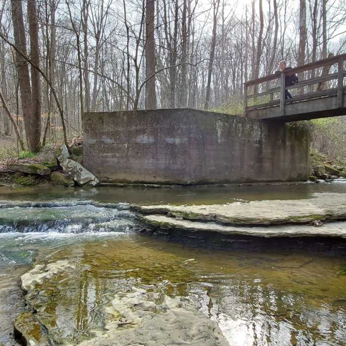 Bridge over creek Near Two Lakes Trail