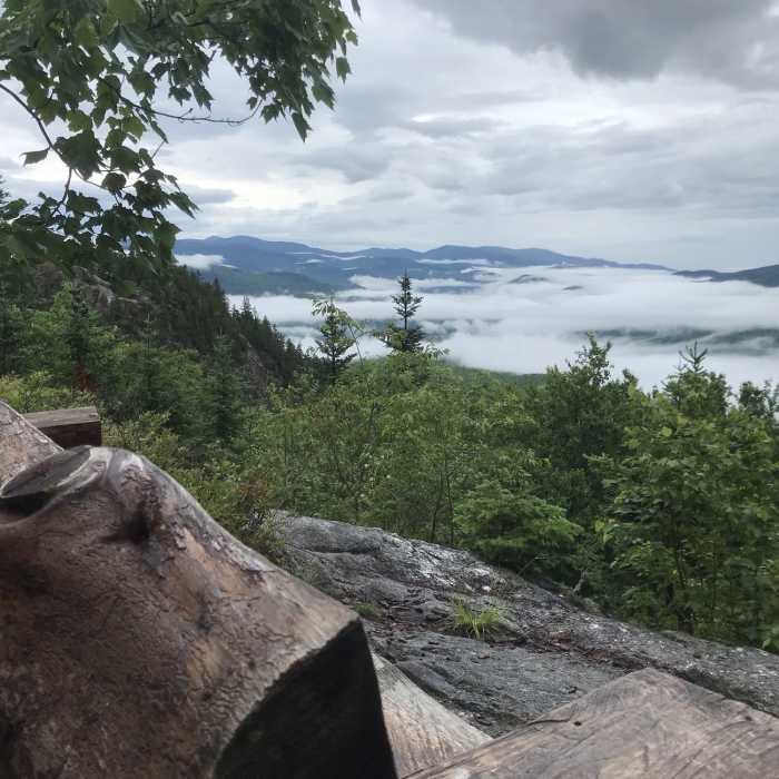 From the Bench at Chapel View. Near Ledge to Pine Mountain Loop