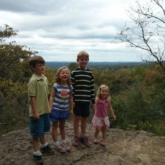 Enjoying the views! Near Ruffner Ridge and Quarry Loop