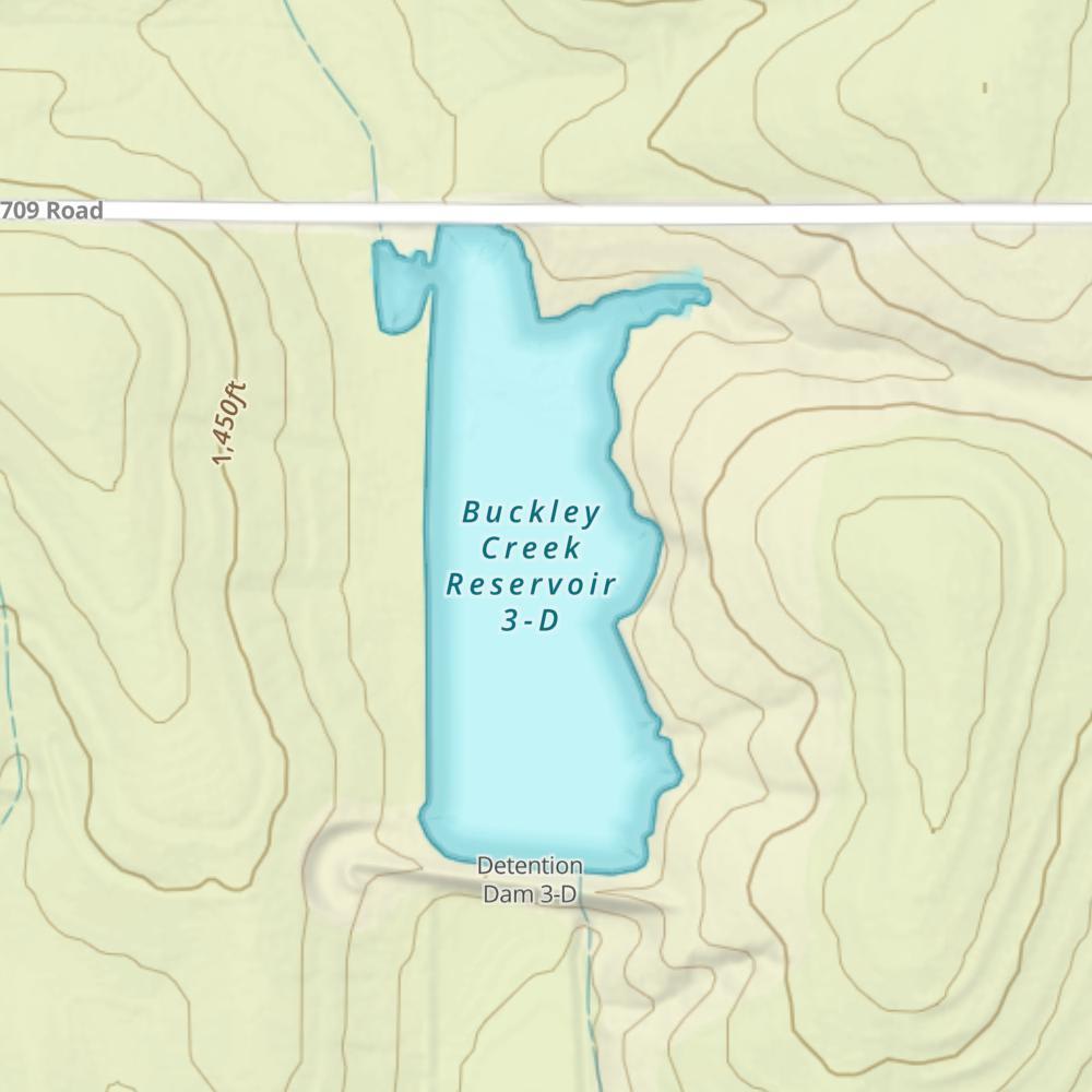 Buckley Creek Reservoir 3-D photo