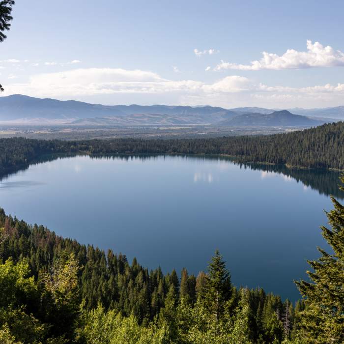 Phelps Lake Near Death Canyon Trail