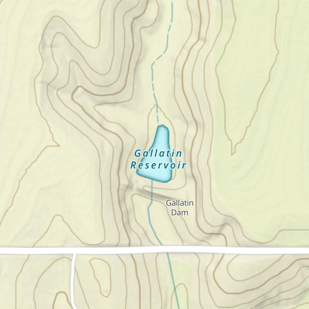 Gallatin Reservoir photo