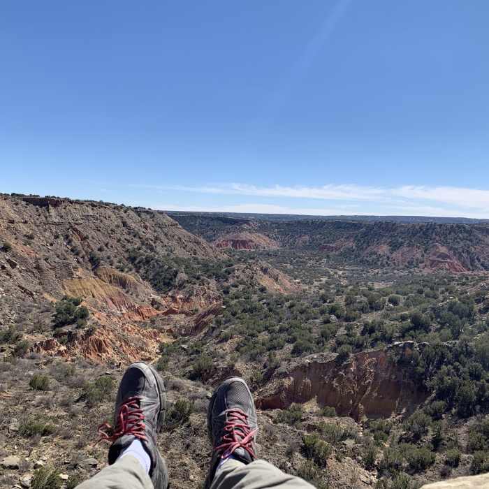 Several great places along the trail to take a break and enjoy the views Near CCC Trail