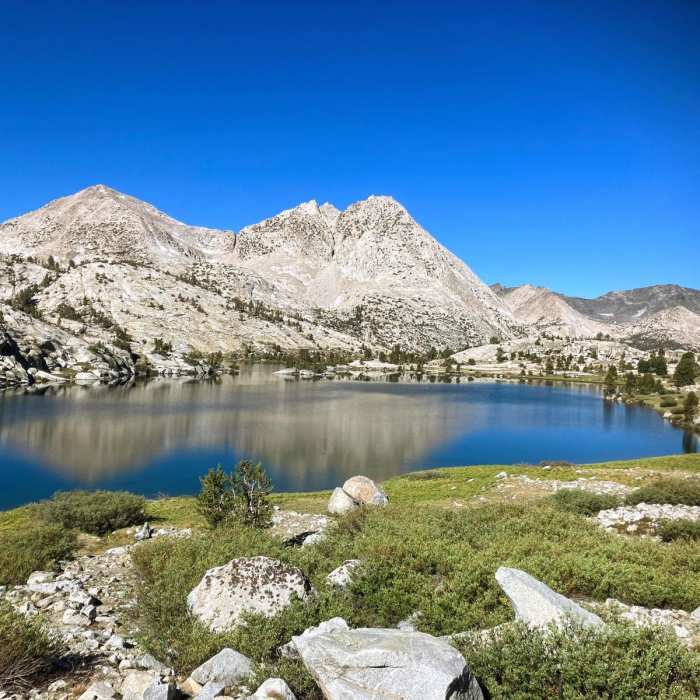 Near Piute Pass to Sawmill Pass