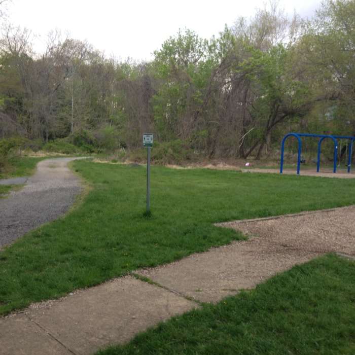 Playground access along the Long Branch Trail Near Long Branch Stream Valley Trail