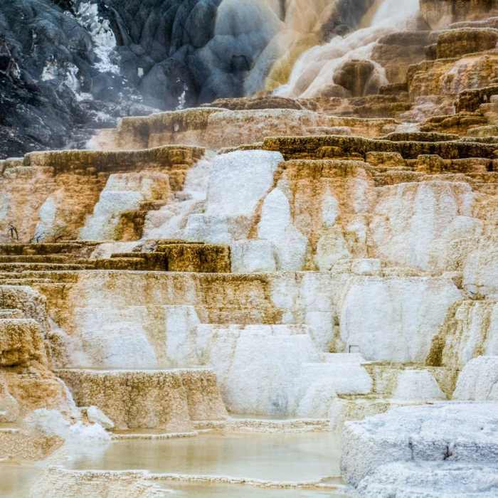 Near Mammoth Hot Springs