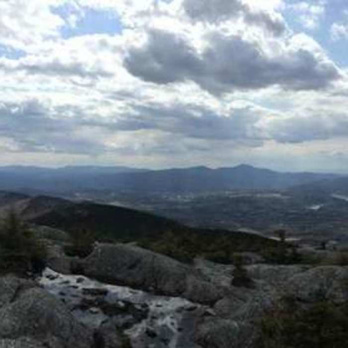 Western View from the summit of Mount Hunger Near White Rock and Mount Hunger Loop
