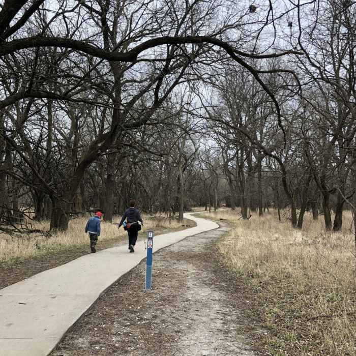 Near Pawnee Prairie Park Paved Path